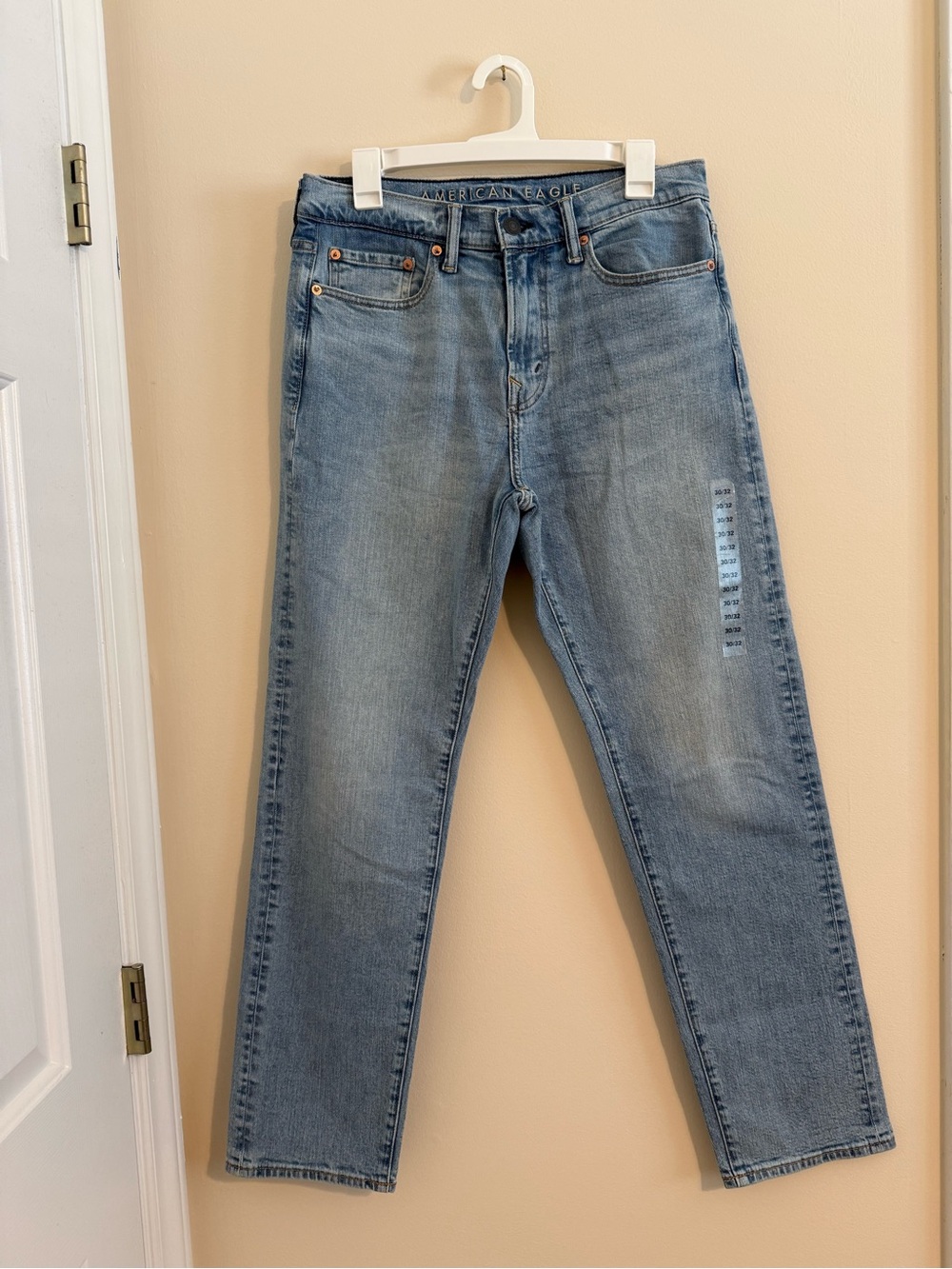NWT AE Original Straight Jean in Pale Ocean // Men 30x32 - Picture 2 of 16